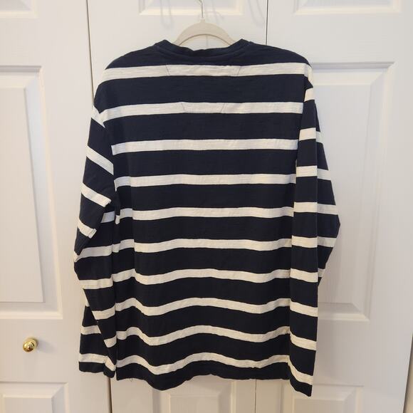 Colours Alexander Julian men’s size XXL  Blue and White stripe pullover - Picture 6 of 10